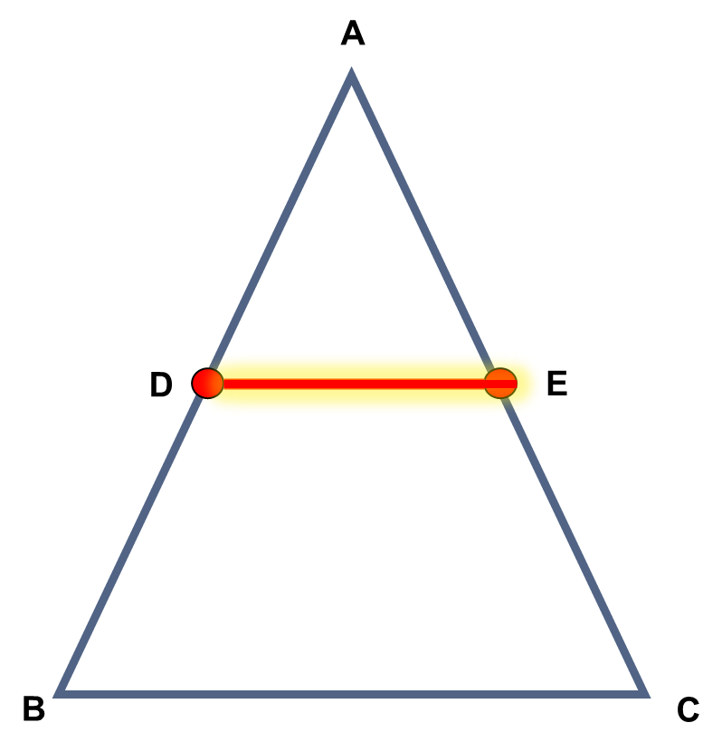 קטע אמצעים במשולש